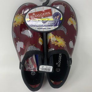 Size 6 Chicken Red Sloggers Waterproof Rain & Garden Shoes Brand New With Tags